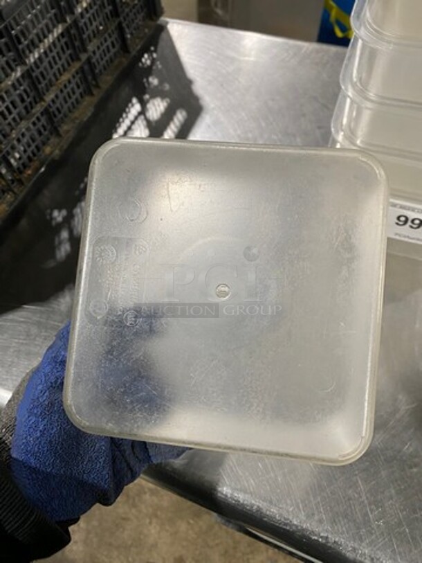 Cambro Assorted Size Clear Poly Food Containers! 14x Your Bid! - Image 5 of 6