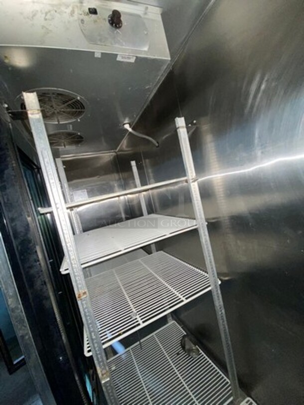 True Commercial 3 Door Reach In Cooler Merchandiser! With View Through Doors! Poly Coated Racks! Stainless Steel Body! Model: TS72G SN: 5254946 115V 60HZ 1 Phase - Image 6 of 8