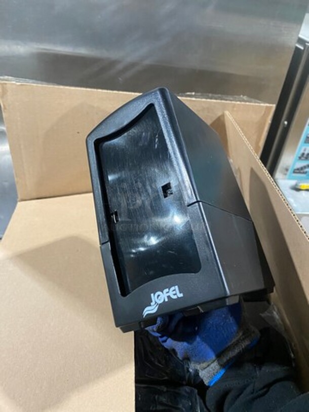 NEW! IN THE BOX! Jofel Black Poly Napkin Dispenser! Model: 09936 - Image 6 of 7