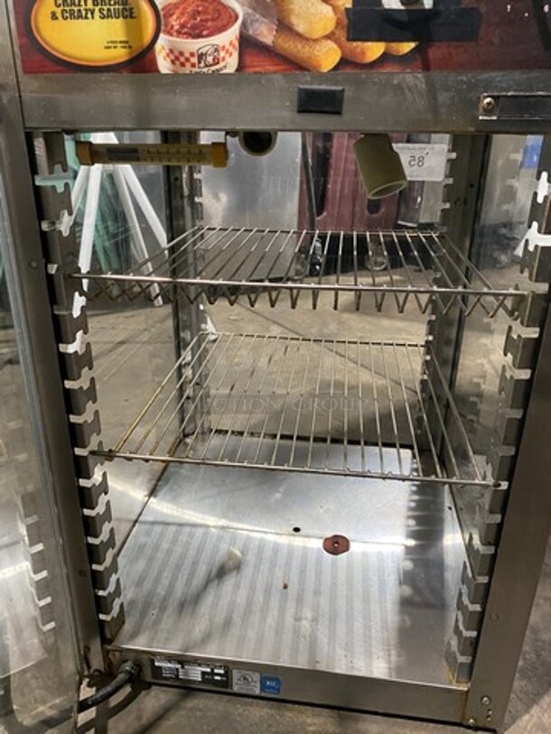 Wisco Commercial Countertop Food Warming Display Case! With Metal Racks! Glass All Around Showcase Style! Model: 00925W073 SN: 1744 120V - Image 4 of 6
