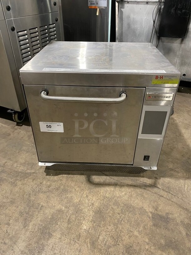 WOW! Late Model 2021! Merrychef Commercial Countertop Rapid Cook Oven! All Stainless Steel! 208/240V! Model: Eikon E3 SN: 2107213090285! Working When Removed!  - Image 1 of 8
