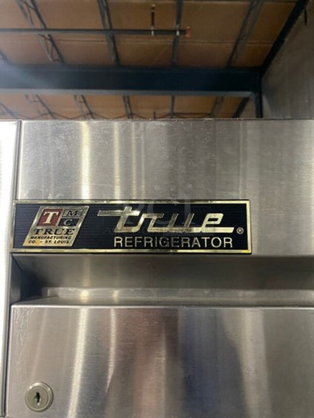 True Commercial Single Door Reach In Refrigerator! With Poly Coated Racks! All Stainless Steel! On Casters! Model: T23 SN: 5279908! 115V 60HZ 1 Phase!
 - Image 8 of 10