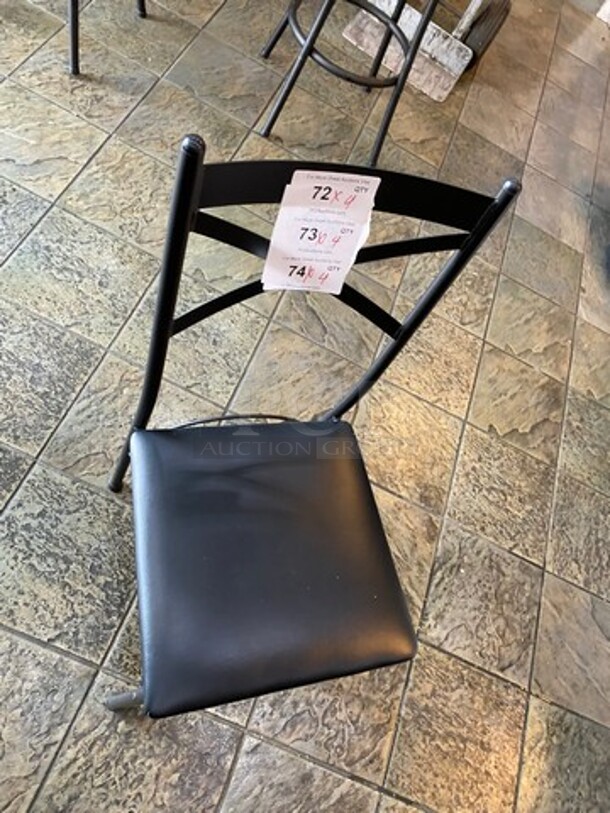 Black Cushioned Chair! With Black Body! 4x your Bid! - Image 7 of 7