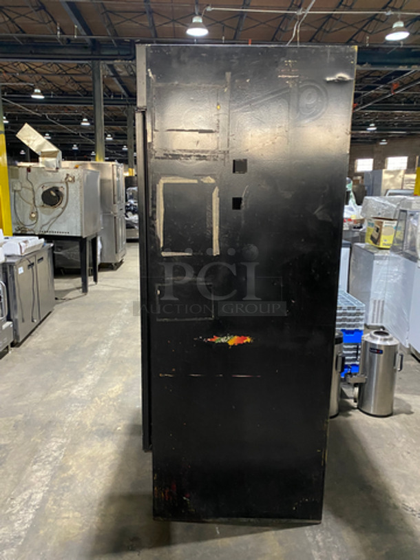 Commercial Refrigerated Single Door Reach In Merchandiser! With View Through Door! Poly Coated Racks! NOT TESTED! - Image 4 of 9