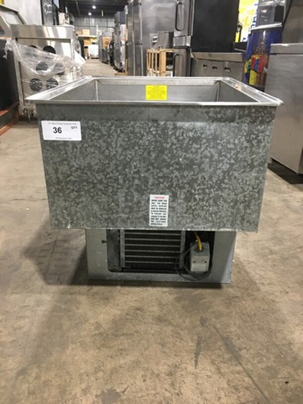 Atlas Metal Commercial Drop-In Hot/ Cold Food Well Unit! Model: RMHP2 SN: 464506A 120V 60HZ 1 Phase