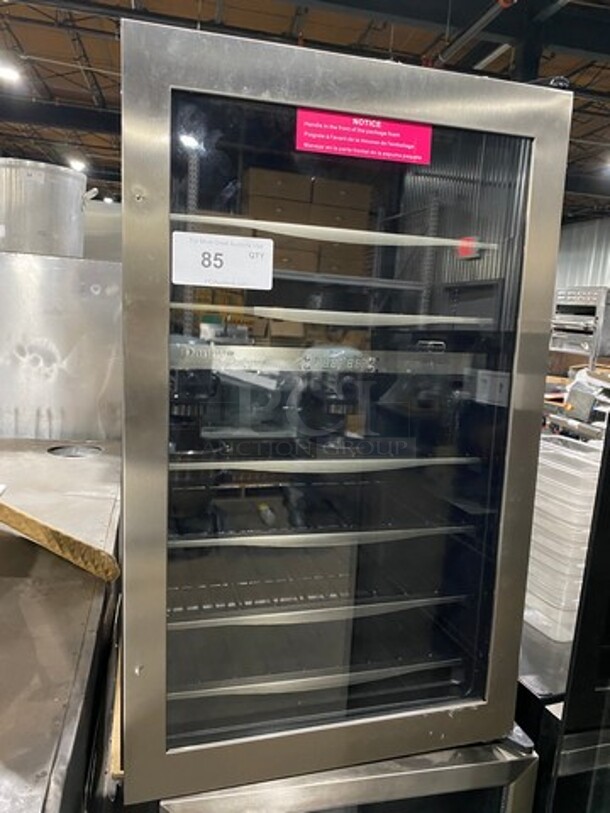 NEW! OUT OF THE BOX! SCRATCH-N-DENT! Danby Single Door Wine Bottle Cooler/Chiller! With View Through Door! With Racks! 38 Wine Bottle Capacity! Model: DWC040A3BSSD 115V - Image 1 of 7