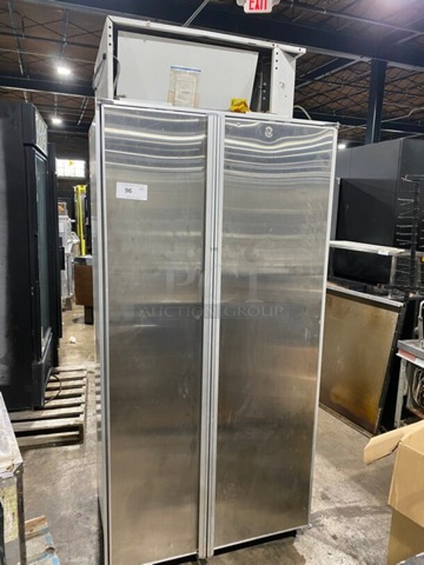 Sub Zero Reach In Cooler And Freezer Combo Unit! With Poly Shelves And Racks! Model: 561/F SN: M1688193 115V 60HZ 1 Phase