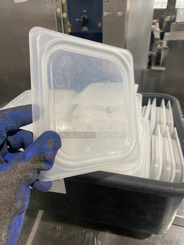ALL ONE MONEY! Cambro Clear Poly Food Container Lids! - Image 4 of 7
