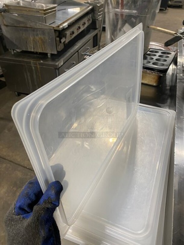 ALL ONE MONEY! Cambro Clear Poly Food Container Lids! 12x Your Bid! - Image 6 of 6