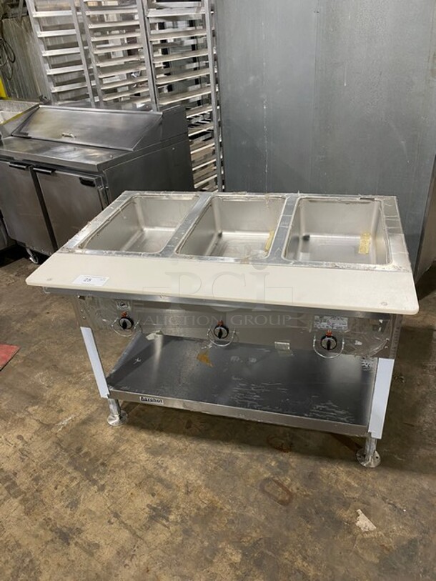 Duke! Model:E-303 Stainless Steel Commercial Electric Powered 3 Bay Steam Table. 208 Volts, 3 Phase. - Image 1 of 8