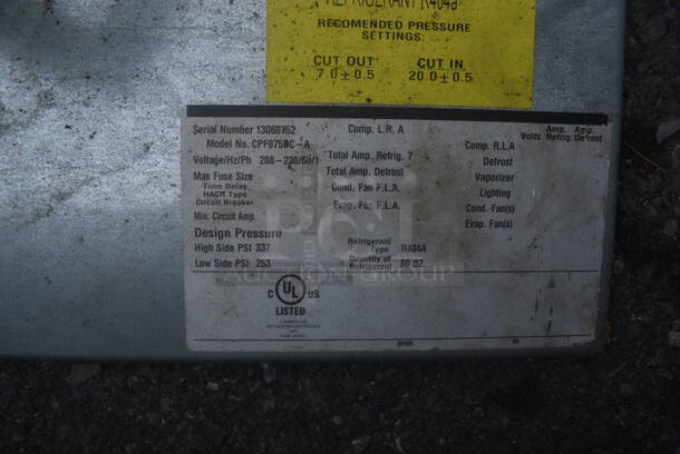Norlake SELF CONTAINED 6'x6'x6' Walk In Cooler with Floor 208-230 Volt 1 Phase Pictures Show Unit In Place Before Removal. - Image 12 of 12