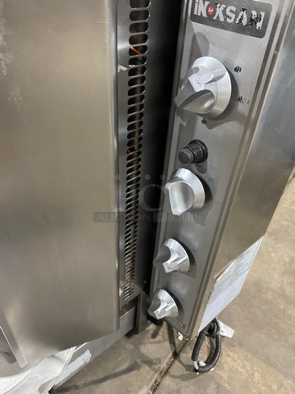 LATE MODEL! 2017 Inoksan Commercial Natural Gas Powered Kebab/ Gyro Machine! All Stainless Steel! Model: PDG400N SN: 37011908007 115V - Image 7 of 9
