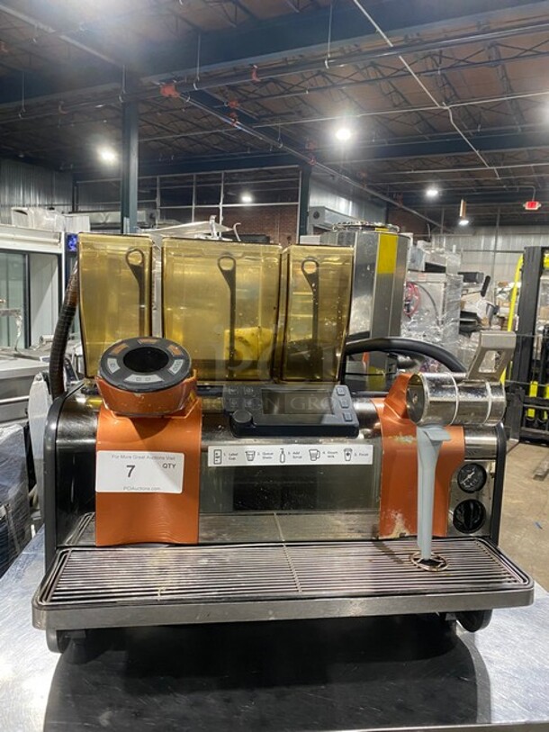 Mastrena II Thermoplan Starbucks Style Commercial Countertop Espresso Machine! With 3 Bean Hoppers! 208V! Model: M2-CS SN: 41000483! - Image 1 of 11