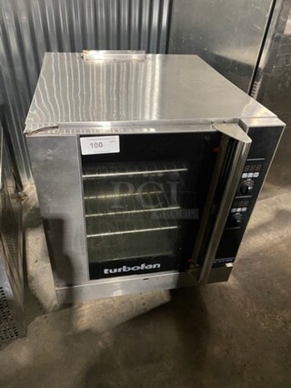 Turbofan Commercial Natural Gas Powered Convection Oven! With View Through Doors! Metal Oven Racks! All Stainless Steel! Model: G32D5 SN: 484130