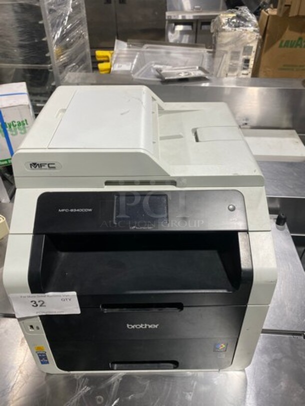 Brother Countertop Printer/ Scanner/ Fax/ Copy Machine! Model: MFC9340CDW SN: U63481D7J152428 110/120V - Image 5 of 8