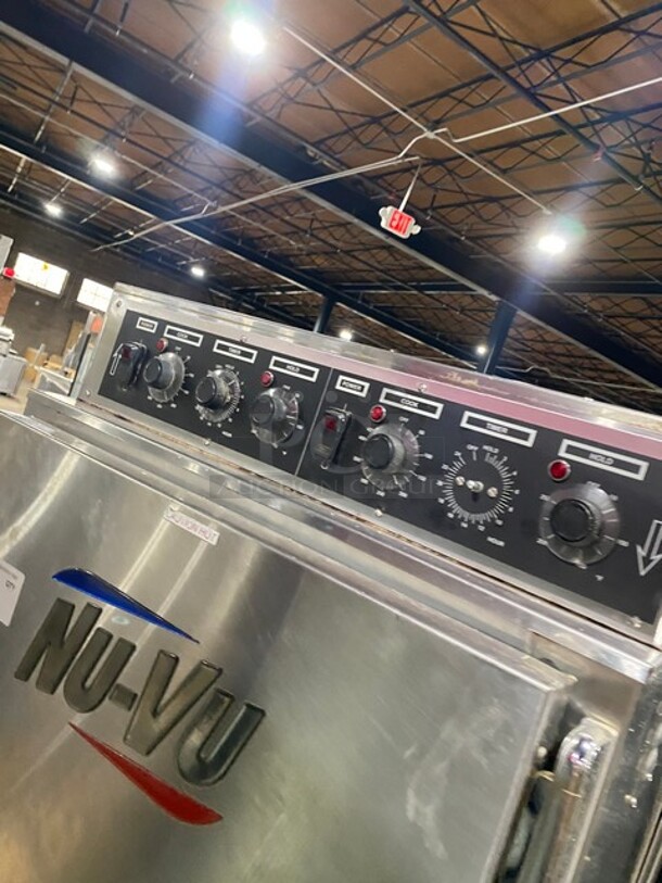 SWEET! Nuvu Commercial Dual Cabinet Cook-N-Hold Oven! All Stainless Steel! Model SC14 Serial 706150010916! 208V 1Phase! WORKING WHEN REMOVED! - Image 5 of 9