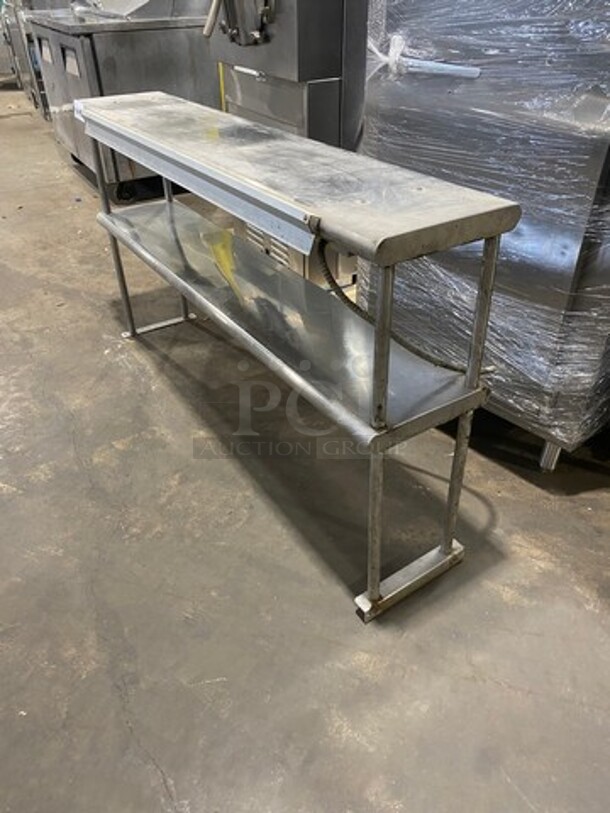 Solid Stainless Steel Double Overhead Shelf! - Image 2 of 8