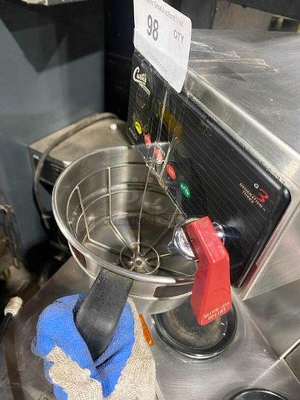 Curtis Stainless Steel Commercial Countertop 3 Burner Coffee Machine! With Hot Water Dispenser and Metal Brew Basket! Model ALP3GTR12A000 Sn:10791395 120V 1Ph  - Image 8 of 8