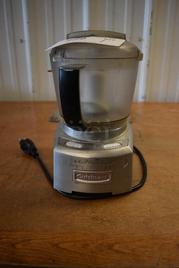 Cuisinart Countertop Food Processor. 5x6x9.5. Tested and Does Not Power On