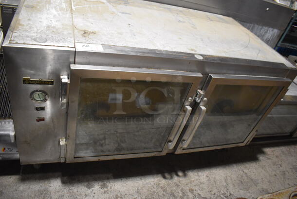 Traulsen RUC232W Stainless Steel Commercial Undercounter 2 Door Cooler Merchandiser. 115 Volts, 1 Phase. 62x36x34. Cannot Test Due To Missing Power Cord - Image 1 of 7