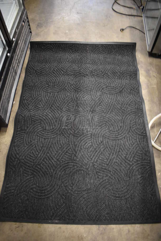 Black Floor Mat. 44x67