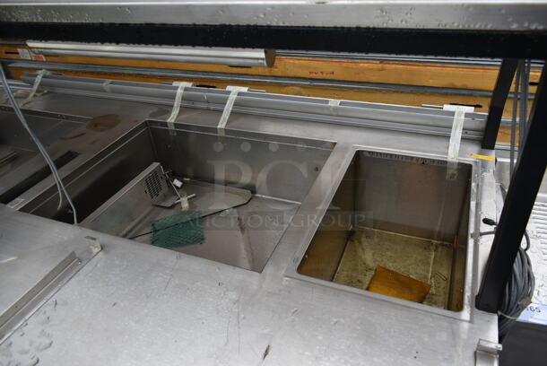 Delfield Stainless Steel Commercial Prep Table w/ Under Shelf and Cutting Boards. 240 Volts, 3 Phase.  - Image 3 of 8