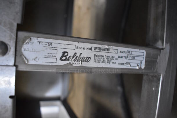 Belshaw Adamatic TG-50 Stainless Steel Commercial Floor Style Thermoglaze Icing Machine on Commercial Casters. 208 Volts, 1 Phase. 79x34x54 - Image 8 of 9