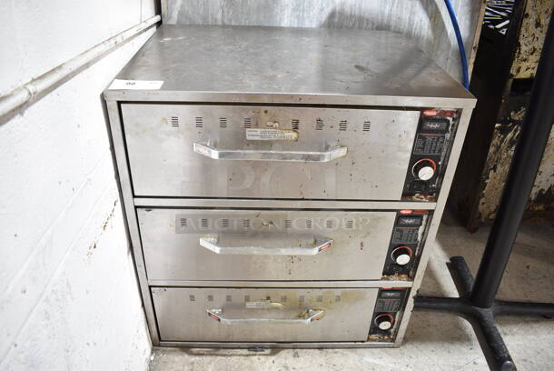 Hatco Stainless Steel Commercial 3 Drawer Warming Drawer. Tested and Working! - Image 1 of 7