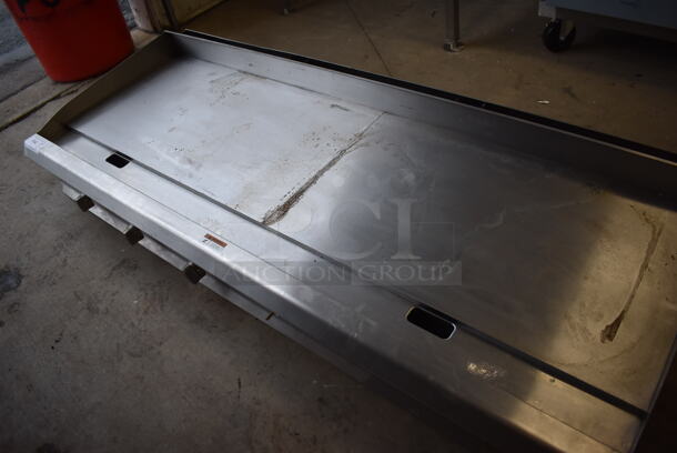 LIKE NEW! CPG 351GTCPG72NL Stainless Steel Commercial Countertop Natural Gas Powered Flat Top Griddle w/ Thermostatic Controls. 180,000 BTU. 72x30x16 - Image 7 of 11