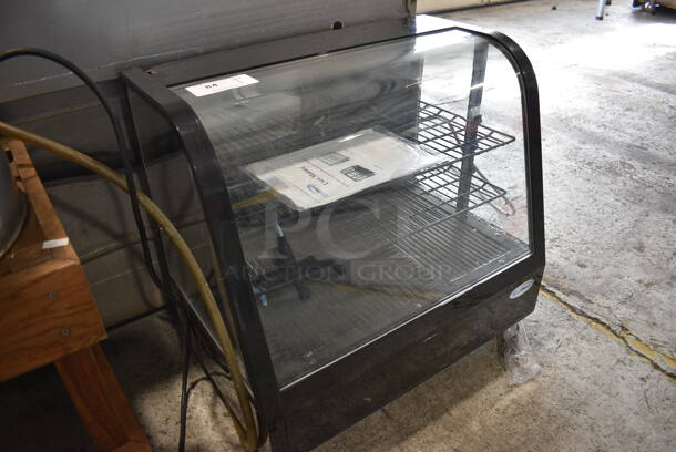 BRAND NEW SCRATCH AND DENT! KoolMore Model CDC-3C-BK Metal Commercial Countertop Refrigerated Display Case. Missing Side Pane. See Pictures For Damage. 110-120 Volts, 1 Phase. 27x18x27. Tested and Working! - Image 7 of 7