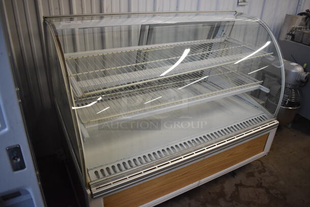 Metal Commercial Floor Style Deli Display Case Merchandiser. 59x38x50. Cannot Test - Unit Was Previously Hardwired