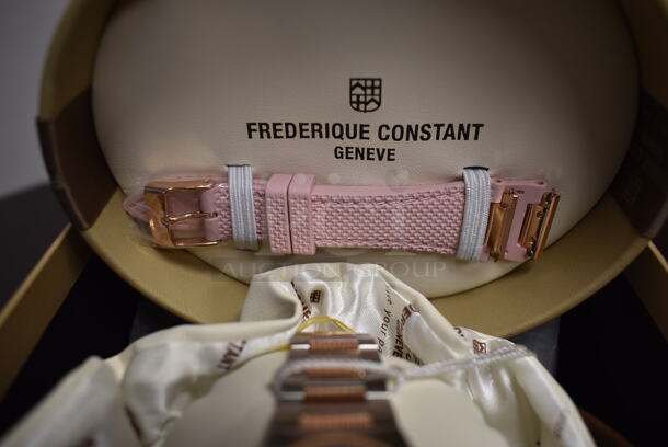 BRAND NEW IN BOX! Frederique Constant Ladies Highlife Pink/Rose Gold MOP Diamond Quartz Watch FC-240MPWD2NH2B - Image 2 of 9