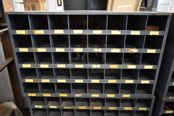 2 Metal 40 Cubby Units w/ Contents of Various Hardware. 2 Times Your Bid! - Image 2 of 4