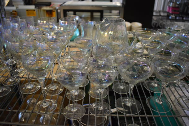 ALL ONE MONEY! Tier Lot of Various Items Including Stemmed Glasses - Image 5 of 7