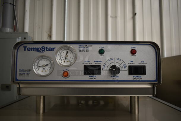 BRAND NEW SCRATCH AND DENT! 2022 Jackson Tempstar Stainless Steel Commercial Straight Pass Through Dishwasher w/ Built In Booster. 208-230 Volts, 1 Phase.  - Image 2 of 9