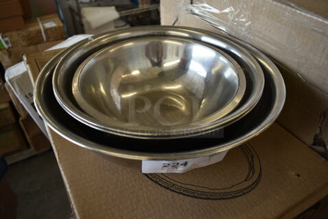 ALL ONE MONEY! Lot of 7 Various Metal Bowls. 