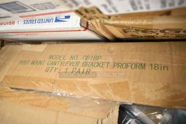 2 BRAND NEW! Quantum CB18P Green Finish Brackets. 2 Times Your Bid! - Image 4 of 4