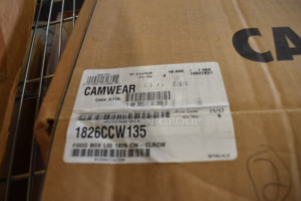 2 BRAND NEW IN BOX! Cambro Clear Poly Lids. 18x26x1. 2 Times Your Bid! - Image 5 of 5