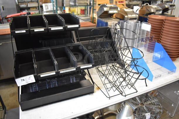 ALL ONE MONEY! Lot of 8 Various Stands. Includes 21x23x21 - Image 1 of 5