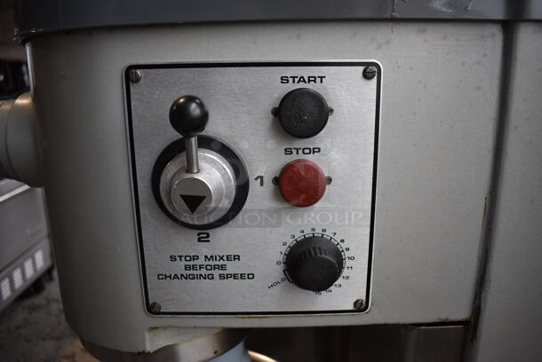 Hobart Model D330 Metal Commercial Floor Style 30 Quart Planetary Dough Mixer w/ Stainless Steel Mixing Bowl and Paddle Attachment. 208 Volts, 1 Phase. 22x32x51 - Image 2 of 8