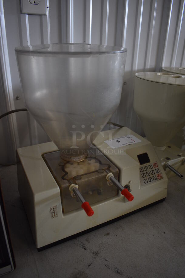 Edhard Model MK Metal Commercial Countertop Donut Pastry Filler w/ Hopper. Goes GREAT w/ Lot # 10-13! 115 Volts, 1 Phase. 15.5x14x17.5. Tested and Working! - Image 3 of 6