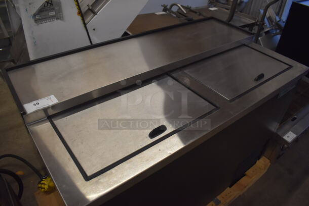 BRAND NEW! 2019 True T-50-GC-HC Stainless Steel Commercial Bottled Back Bar Cooler w/ 2 Sliding Lids. 115 Volts, 1 Phase. 49.5x27x34. Tested and Working! - Image 4 of 8