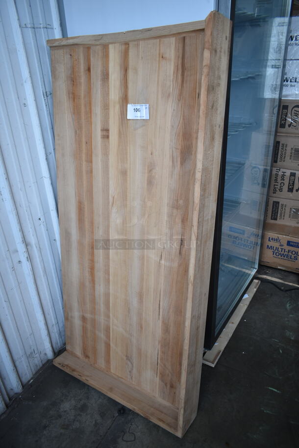 BRAND NEW SCRATCH AND DENT! John Boos DNB08 Wood Top Baker's Tabletop. No Legs.  - Image 3 of 5