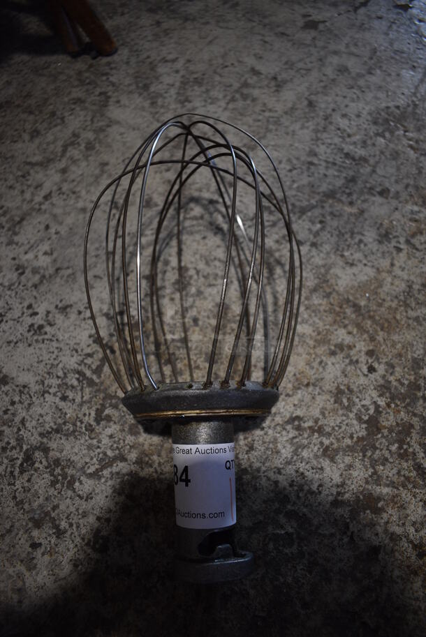 Metal Commercial 20 Quart Balloon Whisk Attachment for Hobart Mixer. 6x6x13