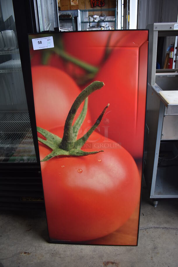 15 Pictures; Tomato, 3 Cheese, 2 Vegetables, 2 Sauce, Oils, Meats, 2 Bread Loaves, 2 Onions, Green Pepper. 23x1x50. 15 Times Your Bid!