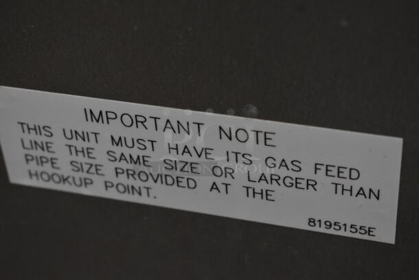 LIKE NEW! 2022 Frymaster GF40SD Stainless Steel Commercial Floor Style Natural Gas Powered Deep Fat Fryer w/ 2 Metal Fry Baskets.  - Image 8 of 9