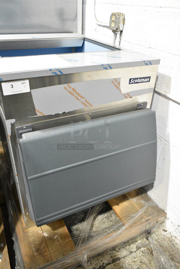 BRAND NEW SCRATCH AND DENT! 2023 Scotsman ICS730-A Stainless Steel Commercial Ice Bin. Goes GREAT w/ Lots 4 and 5!  - Image 2 of 11