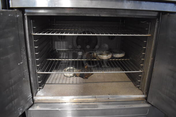 2 Blodgett Stainless Steel Commercial Natural Gas Powered Full Size Convection Ovens w/ Solid Doors and Thermostatic Controls. 2 Times Your Bid! - Image 7 of 7