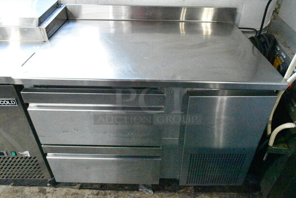 Fagor SWR-45-D2 Stainless Steel Commercial 2 Drawer and 1 Door Work Top Cooler on Commercial Casters. 115 Volts, 1 Phase. Tested and Working! - Image 1 of 6