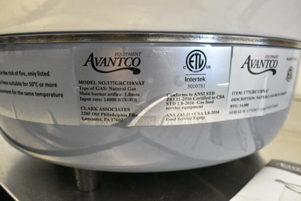 BRAND NEW SCRATCH AND DENT! Avantco 177GRC110NAT Natural Gas 110 Cup (55 Cup Raw) Gas Rice Cooker. 14,000 BTU - Image 7 of 9